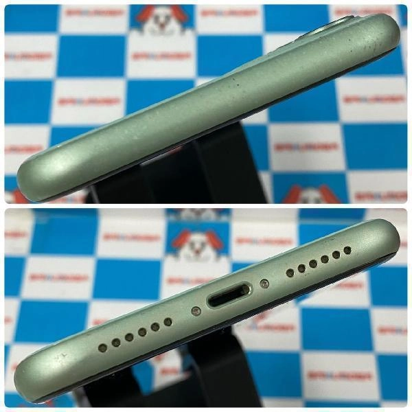 iPhone11 au版SIMフリー 128GB MWM62J/A A2221 訳アリ品 グリーン