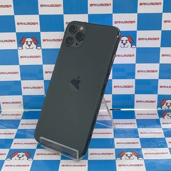 iPhone11 Pro Max au版SIMフリー 256GB NWHM2J/A A2218 交換未使用 ミッドナイトグリーン