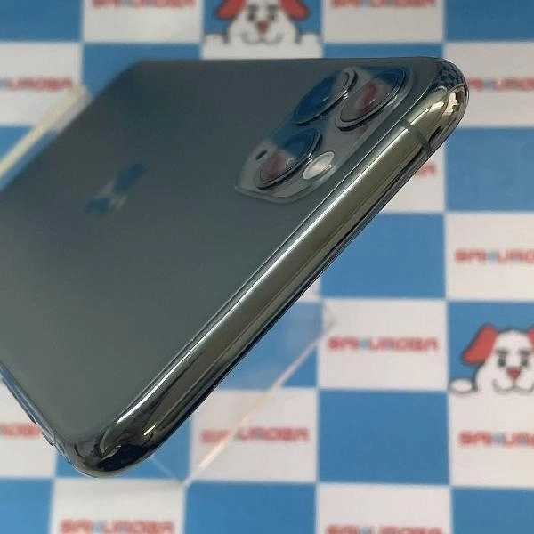 iPhone11 Pro Max au版SIMフリー 256GB NWHM2J/A A2218 交換未使用 ミッドナイトグリーン