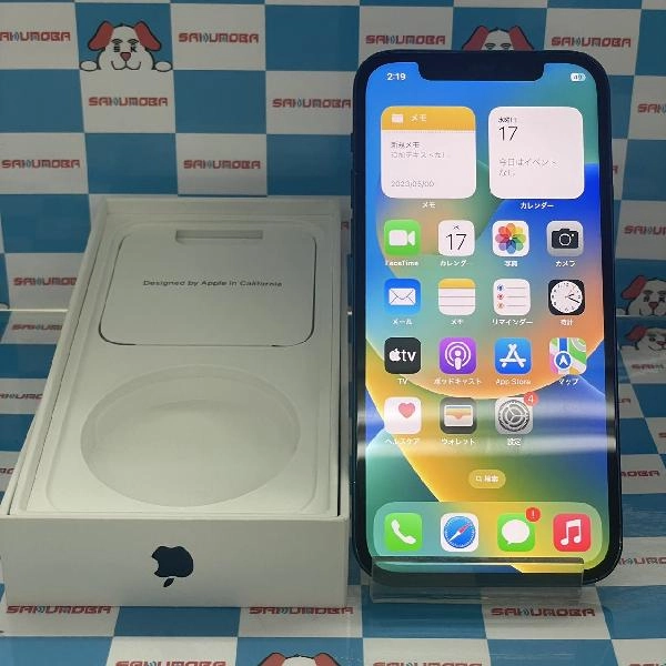 iPhone12 docomo版SIMフリー 64GB MGHR3J/A A2402 ジャンク品 ブルー