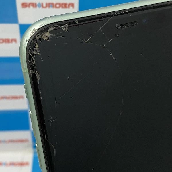 iPhone11 SoftBank版SIMフリー 64GB MWLY2J/A A2221 訳アリ品 グリーン