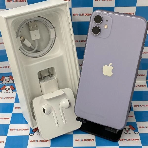 iPhone11 Apple版SIMフリー 128GB MWM52J/A A2221 パープル