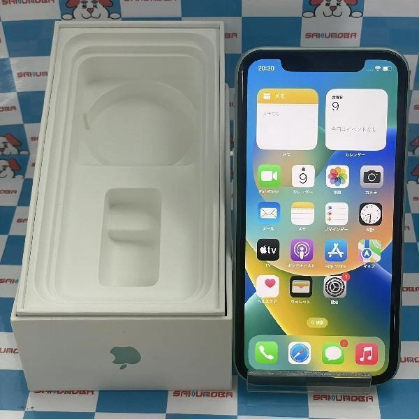 iPhone11 SoftBank版SIMフリー 128GB MWM62J/A A2221 極美品 グリーン