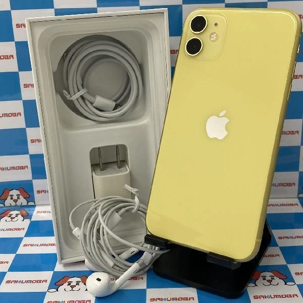 iPhone11 au版SIMフリー 64GB MWLW2J/A A2221 イエロー