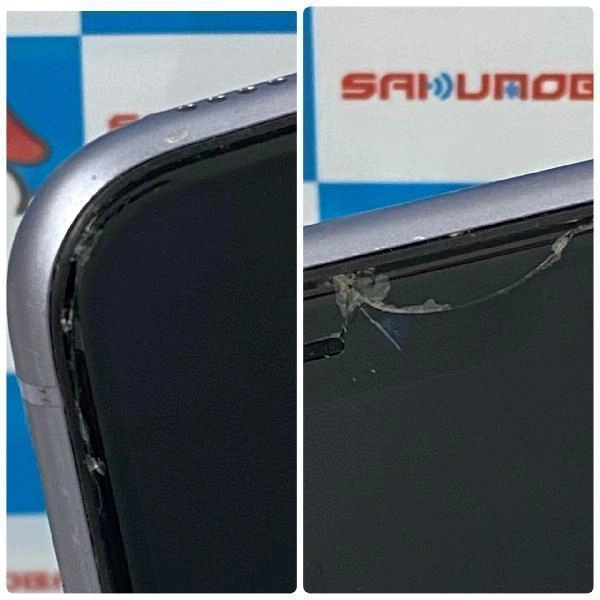 iPhone11 SoftBank版SIMフリー 64GB MWLX2J/A A2221 訳アリ品 パープル