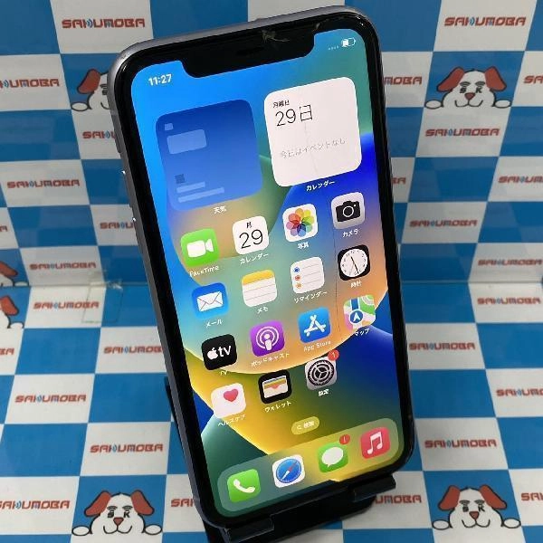 iPhone11 SoftBank版SIMフリー 64GB MWLX2J/A A2221 訳アリ品 パープル