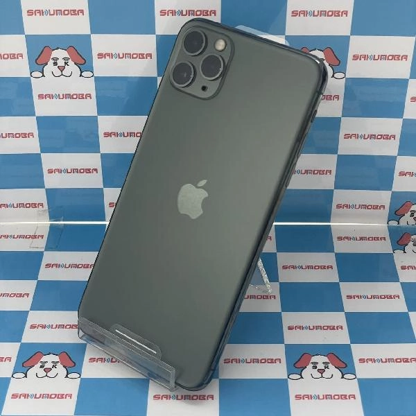 iPhone11 Pro Max au版SIMフリー 256GB NWHM2J/A A2218 交換未使用 ミッドナイトグリーン