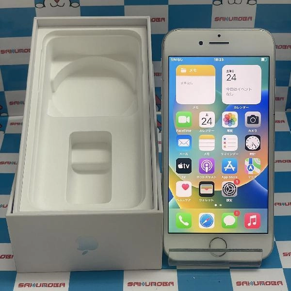iPhone8 au版SIMフリー 64GB MQ792J/A A1906 シルバー