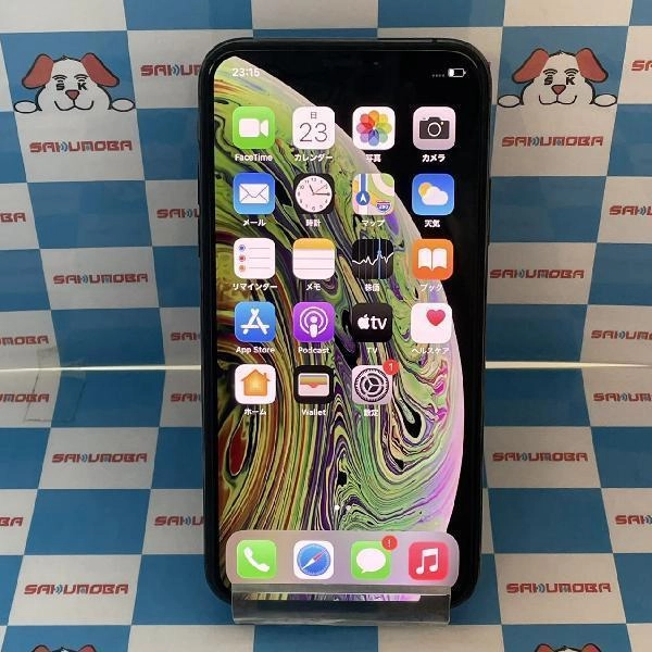 iPhoneXS SoftBank版SIMフリー 64GB MTAW2J/A A2098 美品 スペースグレイ