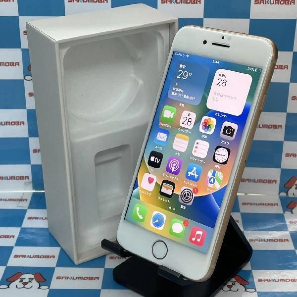 iPhone8 au版SIMフリー 256GB MQ862J/A A1906 極美品 ゴールド