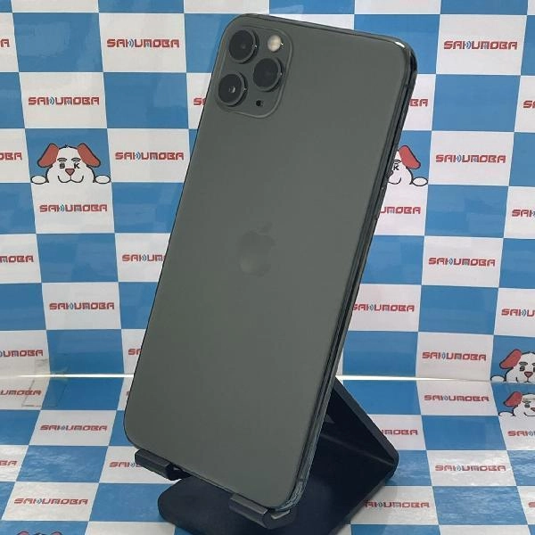 iPhone11 Pro Max Apple版SIMフリー 64GB NWHH2J/A A2218 交換未使用 ミッドナイトグリーン