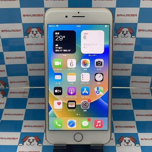 iPhone8 Plus docomo版SIMフリー 64GB MQ9M2J/A A1898 美品