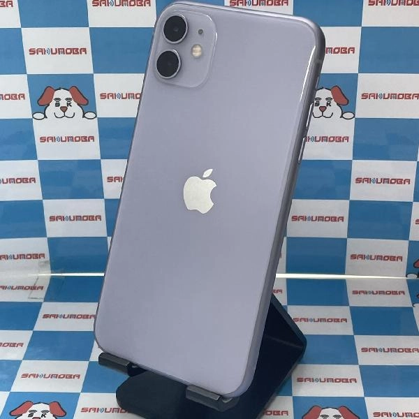iPhone11 au版SIMフリー 64GB MWLX2J/A A2221 極美品 パープル