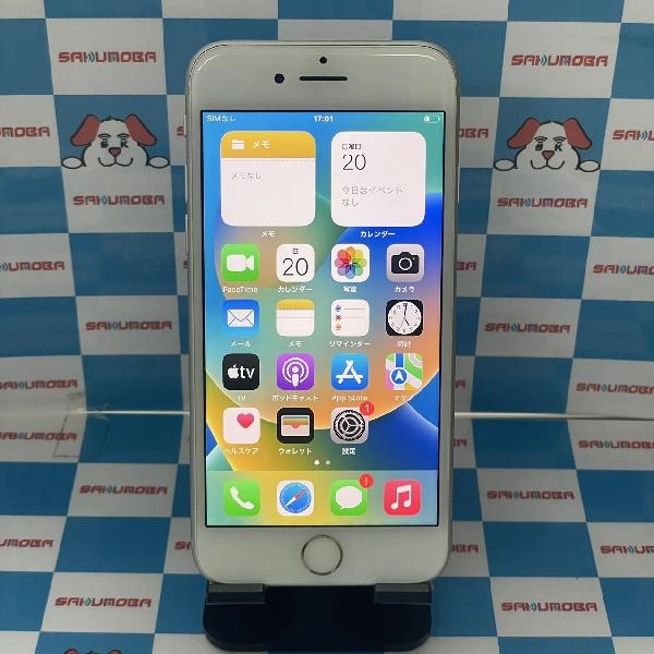 iPhone8 au版SIMフリー 64GB MQ792J/A A1906 美品 シルバー