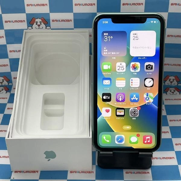 iPhone11 SoftBank版SIMフリー 64GB MWLY2J/A A2221 美品 グリーン