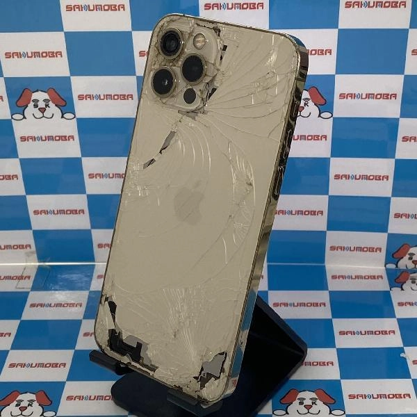 iPhone12 Pro au版SIMフリー 128GB MGM73J/A A2406 ジャンク品 ゴールド