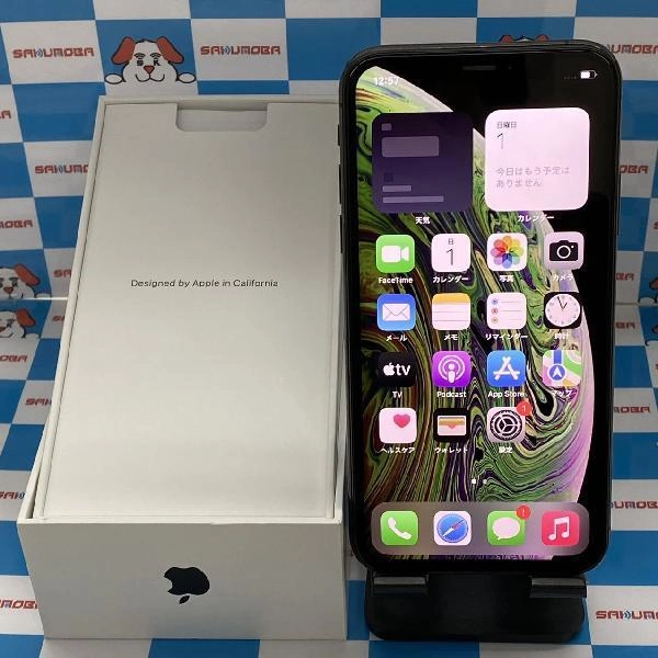 iPhoneXS docomo版SIMフリー 256GB MTE02J/A A2098 美品 スペースグレイ