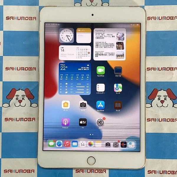 iPad mini 第4世代 SoftBank版SIMフリー 16GB MK712J/A A1550 ジャンク品 ゴールド