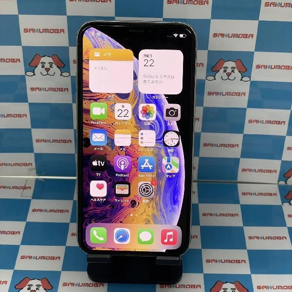 iPhoneXS au版SIMフリー 64GB MTE12J/A A2098 シルバー