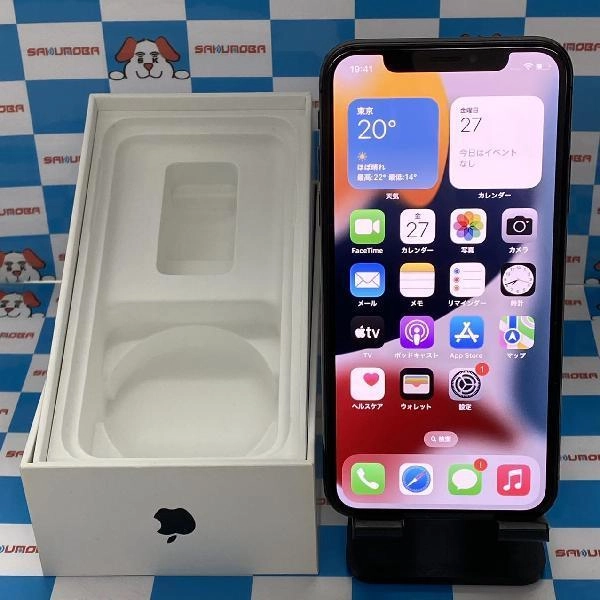iPhoneX SoftBank版SIMフリー 64GB MQAX2J/A A1902 極美品