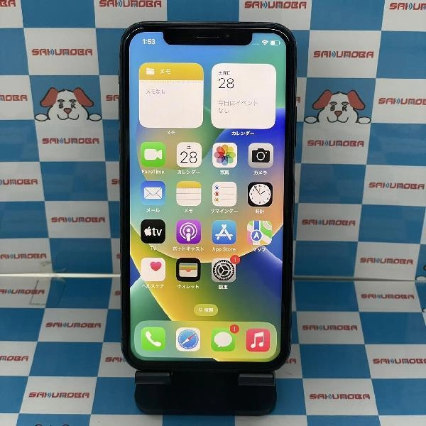 iPhoneX au版SIMフリー 64GB NQAX2J/A A1902 ジャンク品