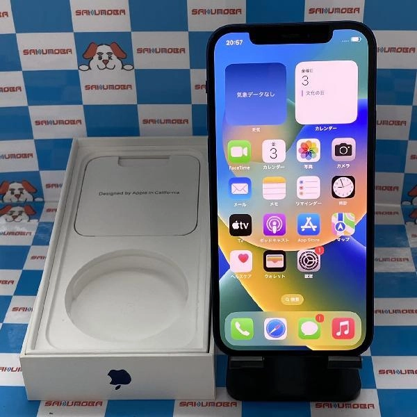 iPhone12 au版SIMフリー 128GB MGHX3J/A A2402 美品 ブルー