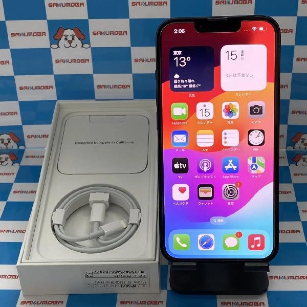 iPhone13 SoftBank版SIMフリー 128GB MLNC3J/A A2631 新品同様