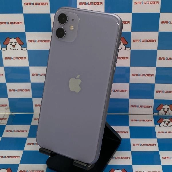 iPhone11 au版SIMフリー 64GB MWLX2J/A A2221 極美品 パープル