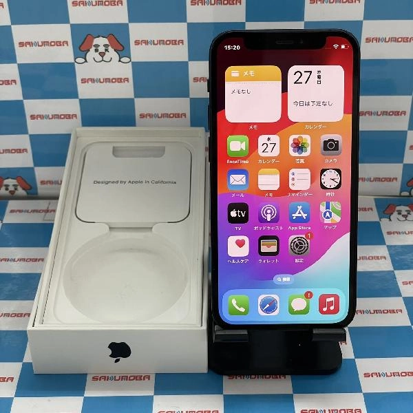 iPhone12 mini au版SIMフリー 64GB MGA03J/A A2398 極美品 ブラック