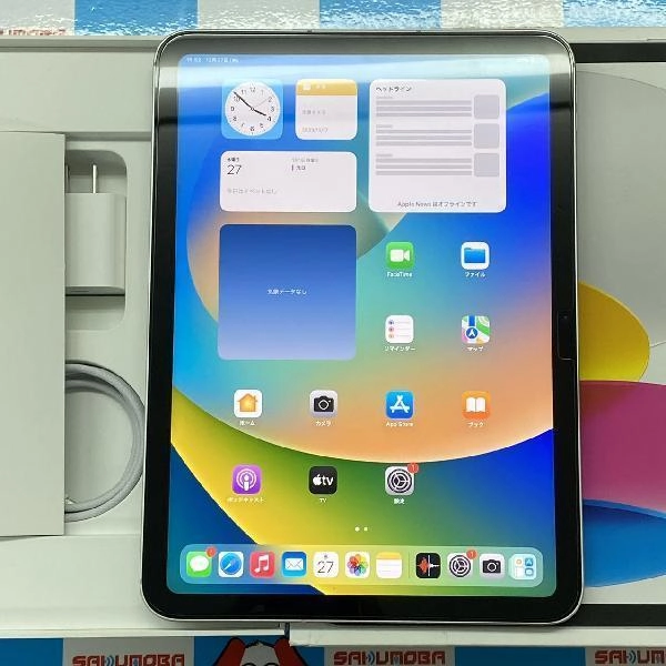 iPad 第10世代 au版SIMフリー 256GB MQ6T3J/A A2757 新品同様 シルバー