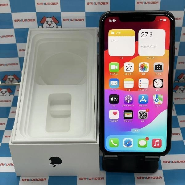 iPhone11 au版SIMフリー 64GB MWLT2J/A A2221 極美品 ブラック