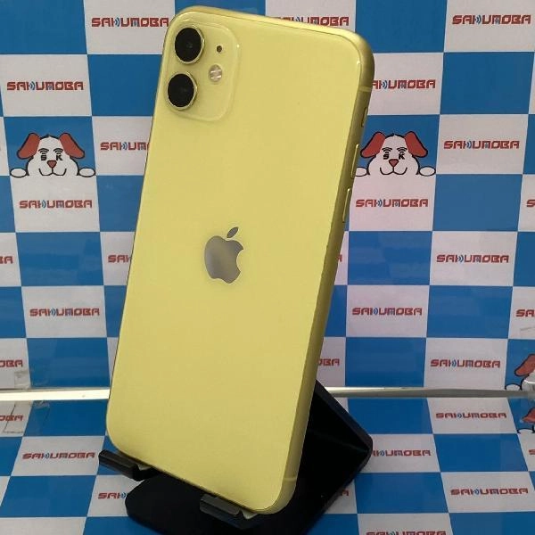 iPhone11 Softbank版SIMフリー 128GB MWM42J/A A2221 美品 イエロー au