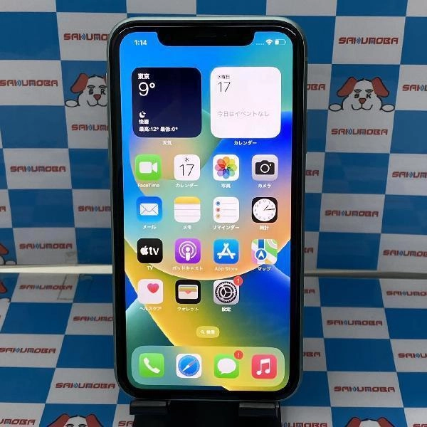 iPhone11 SoftBank版SIMフリー 128GB MWM62J/A A2221 極美品 グリーン