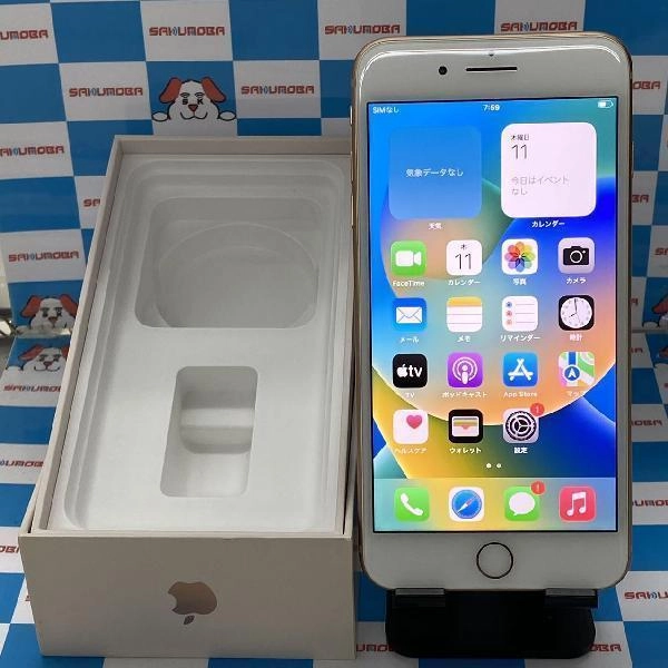 iPhone8 Plus au版SIMフリー 64GB MQ9M2J/A A1898 極美品