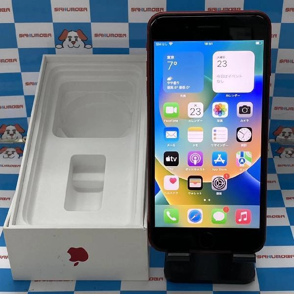 iPhone8 Plus au版SIMフリー 64GB MRTL2J/A A1898 美品