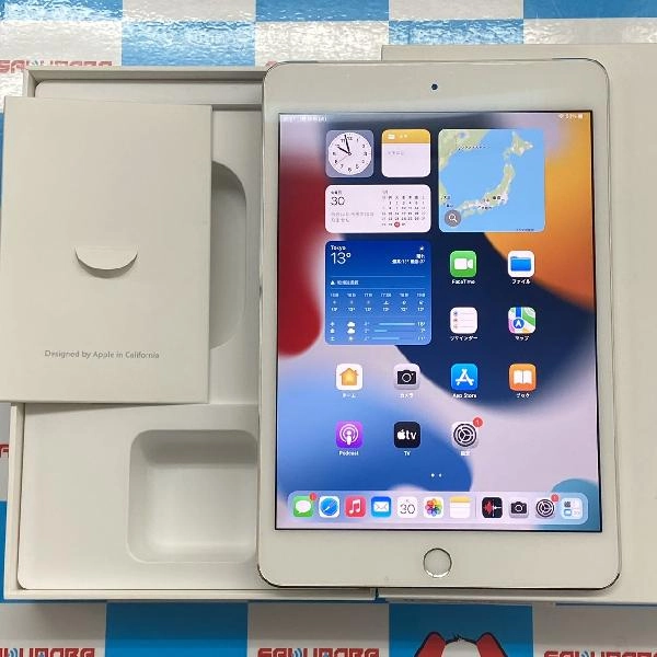 iPad mini 第4世代 au版SIMフリー 128GB MK772J/A A1550 極美品 シルバー