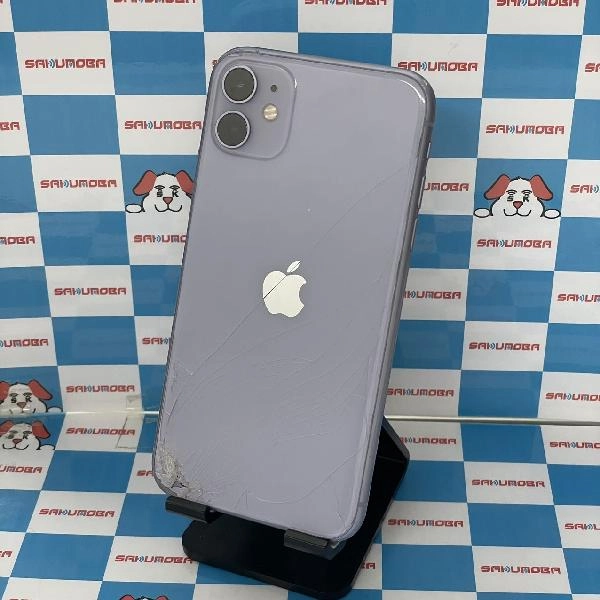 iPhone11 au版SIMフリー 64GB MWLX2J/A A2221 ジャンク品 パープル