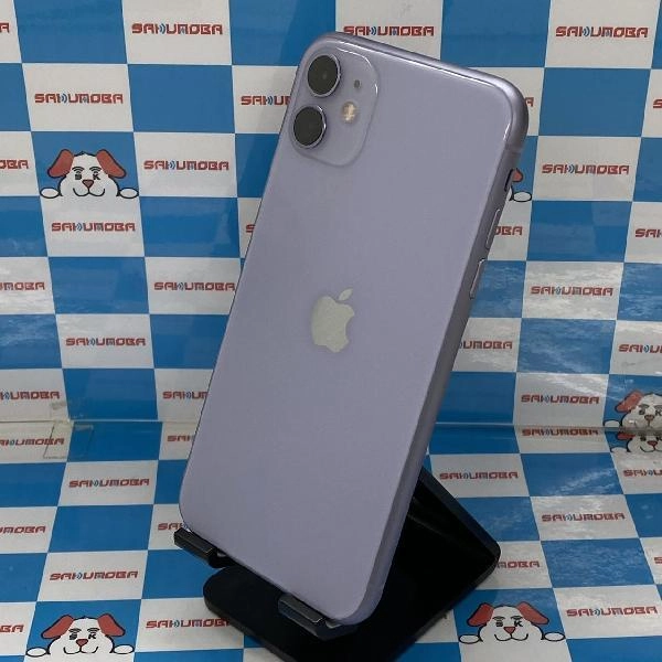 iPhone11 au版SIMフリー 64GB MWLX2J/A A2221 訳あり品 パープル