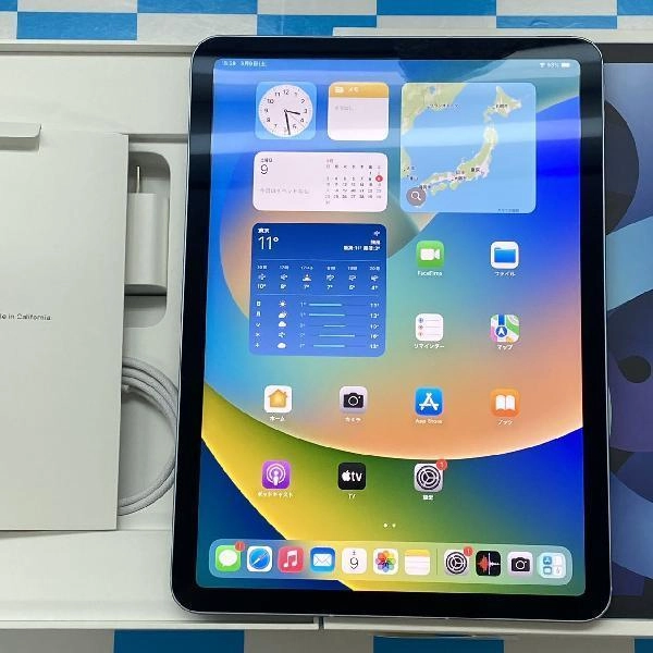 iPad Air 第4世代 SoftBank版SIMフリー 64GB MYH02J/A A2072 新品同様 スカイブルー