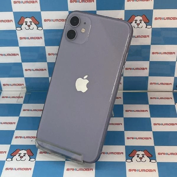 iPhone11 au版SIMフリー 128GB MWM52J/A A2221 極美品 パープル