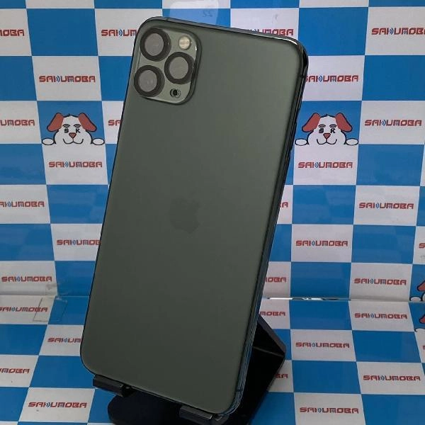 iPhone11 Pro Max Apple版SIMフリー 256GB MWHM2J/A A2218 極美品 ミッドナイトグリーン