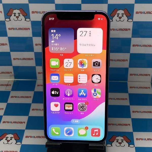 iPhone12 mini Apple版SIMフリー 64GB MJQC3J/A A2398 極美品 パープル