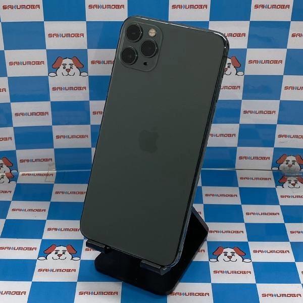 iPhone11 Pro Max SoftBank版SIMフリー 256GB MWHM2J/A A2218 美品 ミッドナイトグリーン
