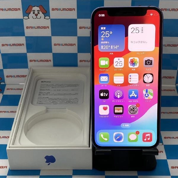 iPhone12 mini Apple版SIMフリー 64GB MJQC3J/A A2398 極美品 パープル