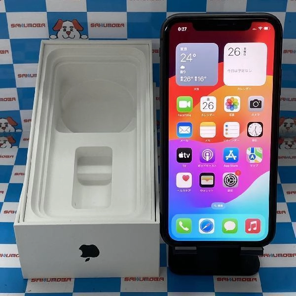 iPhone11 au版SIMフリー 64GB MWLT2J/A A2221 極美品 ブラック