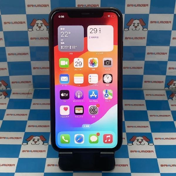 iPhone11 au版SIMフリー 128GB MWM02J/A A2221 美品 ブラック
