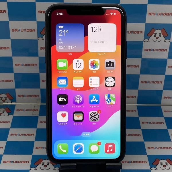 iPhone11 au版SIMフリー 64GB MWLT2J/A A2221 ブラック