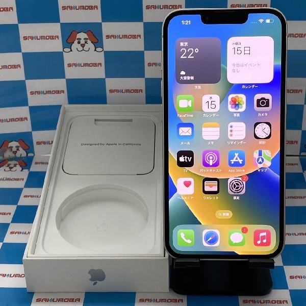 iPhone13 au版SIMフリー 128GB MLND3J/A A2631 美品