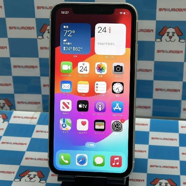 iPhone11 au版SIMフリー 64GB MWLT2J/A A2221 ジャンク品 ホワイト