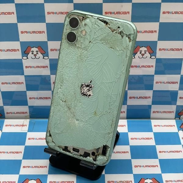 iPhone11 SoftBank版SIMフリー 64GB MWLY2J/A A2221 ジャンク品 グリーン